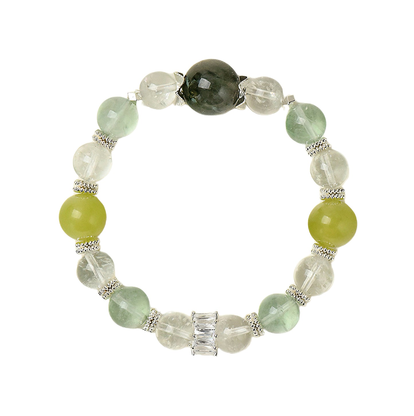 Crystal Bracelets-Five Elements A - Wood|Elemental Radiance · Wood's Vitality| - Luminary Rune