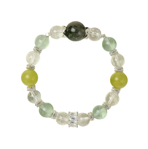 Crystal Bracelets-Five Elements A - Wood｜Elemental Radiance · Wood's Vitality｜