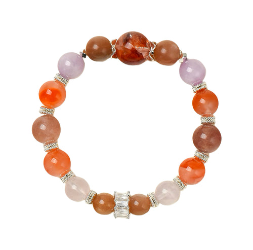 Crystal Bracelets-Five Elements A - Fire｜Elemental Radiance · Fire's Passion｜