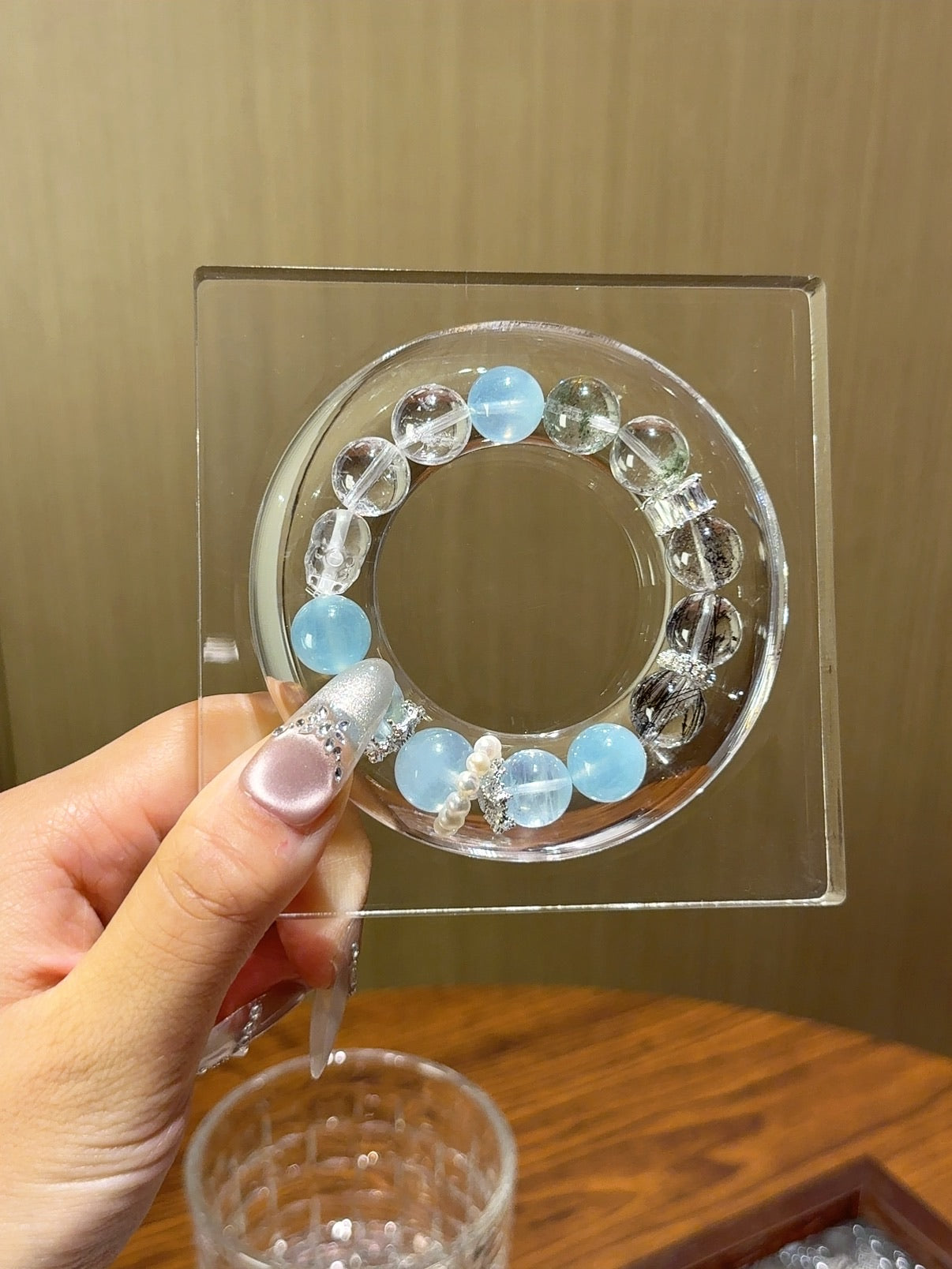 Five Elements Bracelet Beneficial for Metal and Water - Luminary Rune