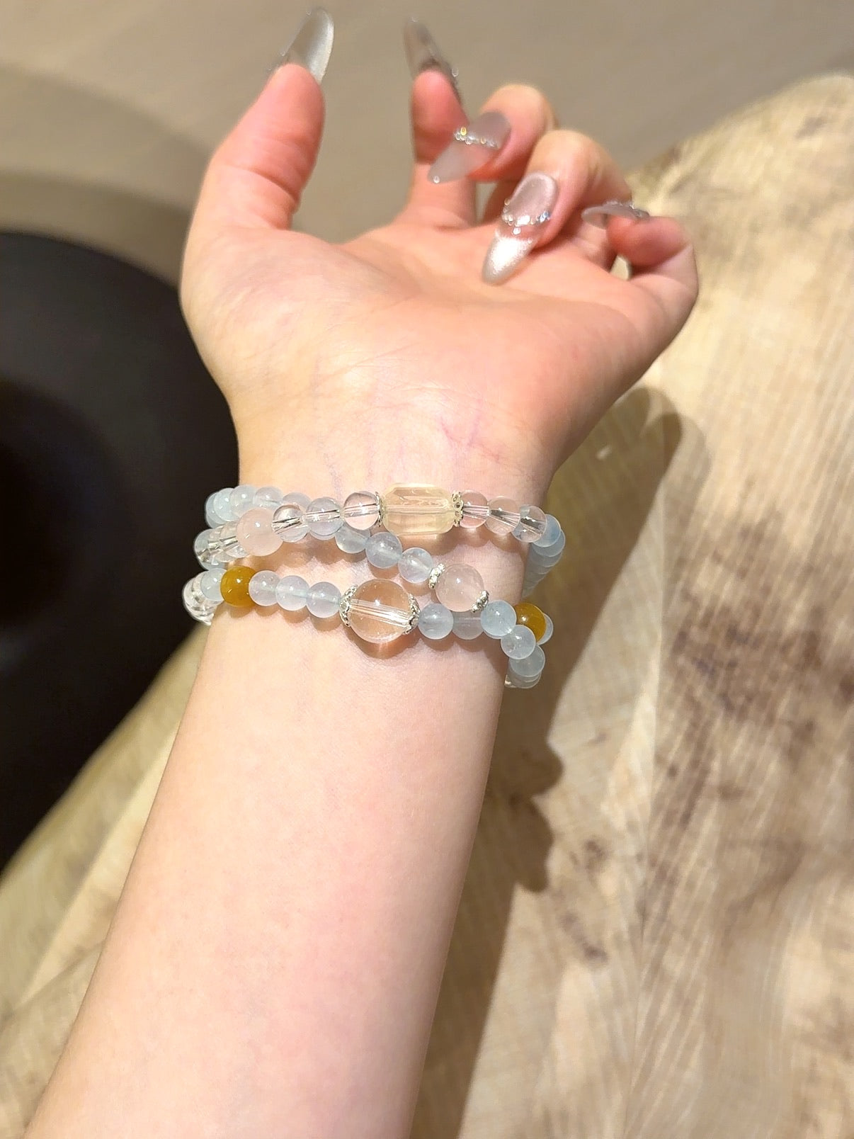 Pisces | Soft Glow Healing Bracelet - Luminary Rune
