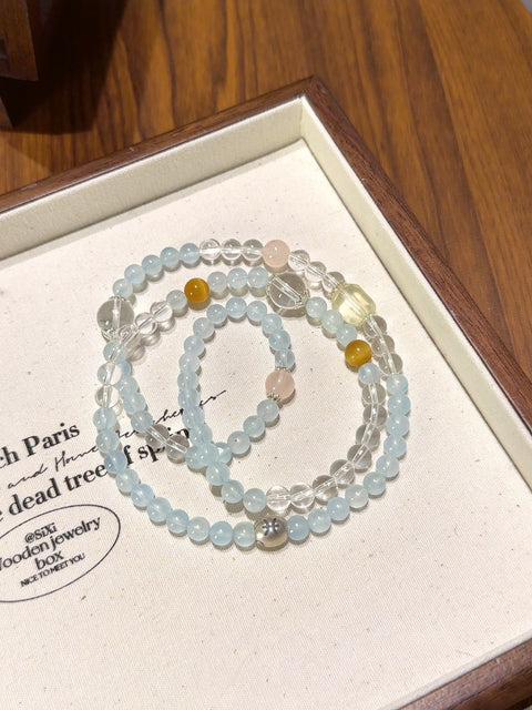 Pisces | Soft Glow Healing Bracelet - Luminary Rune