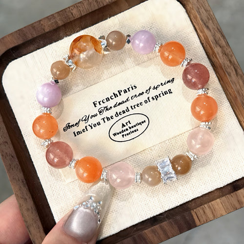 Crystal Bracelets-Five Elements A - Fire｜Elemental Radiance · Fire's Passion｜