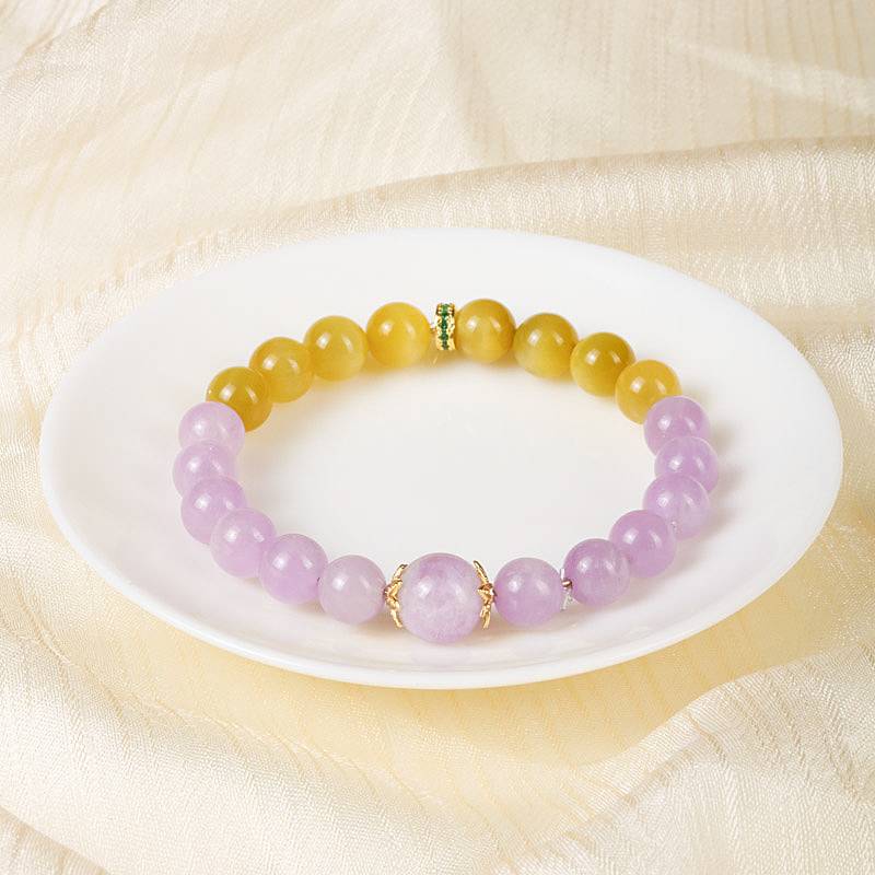 Monet's Water Lilies: Kunzite & Tiger's Eye - Luminary Rune