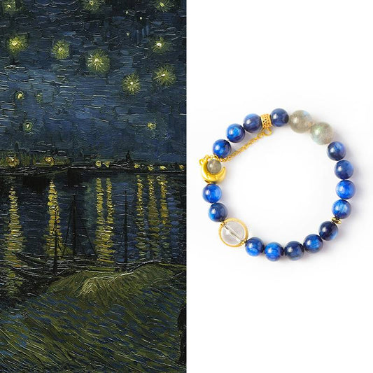 Van Gogh's Starry Night: Neural Oscillator - Luminary Rune