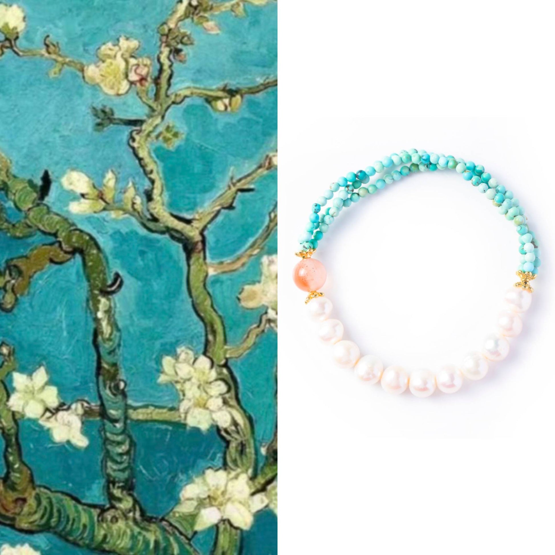 Van Gogh's Almond Blossom: Entropy Reverser - Luminary Rune
