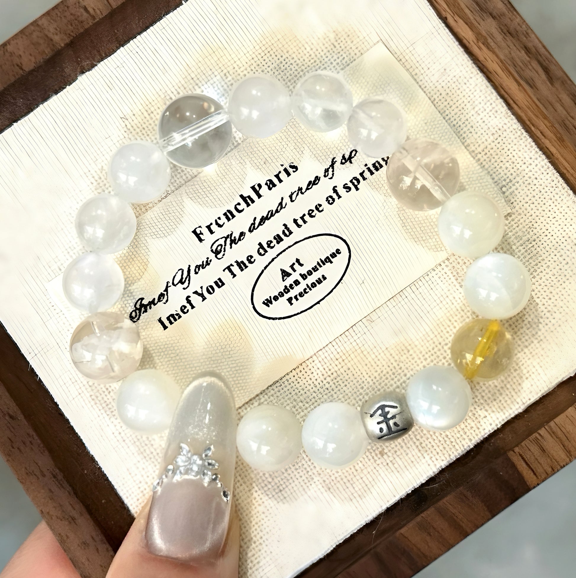 Crystal Bracelets-Five Elements B - Metal｜Earth's Energy · Metal's Momentum｜