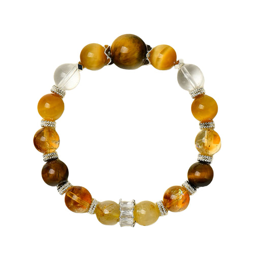 Crystal Bracelets-Five Elements A - Earth｜Elemental Radiance · Earth's Steadiness｜