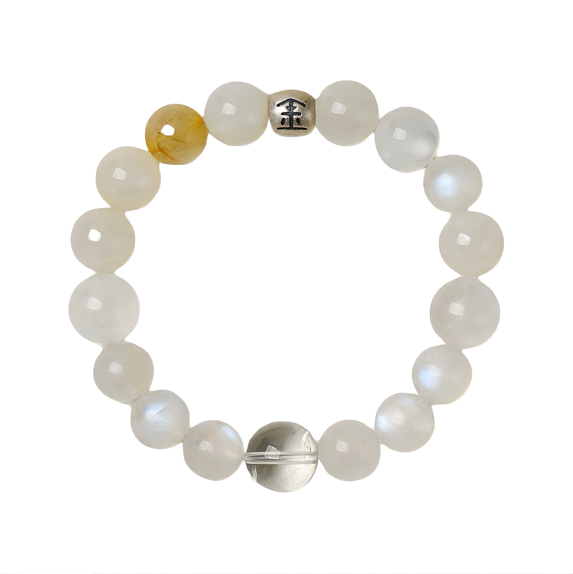 Crystal Bracelets-Five Elements B - Metal｜Earth's Energy · Metal's Momentum｜