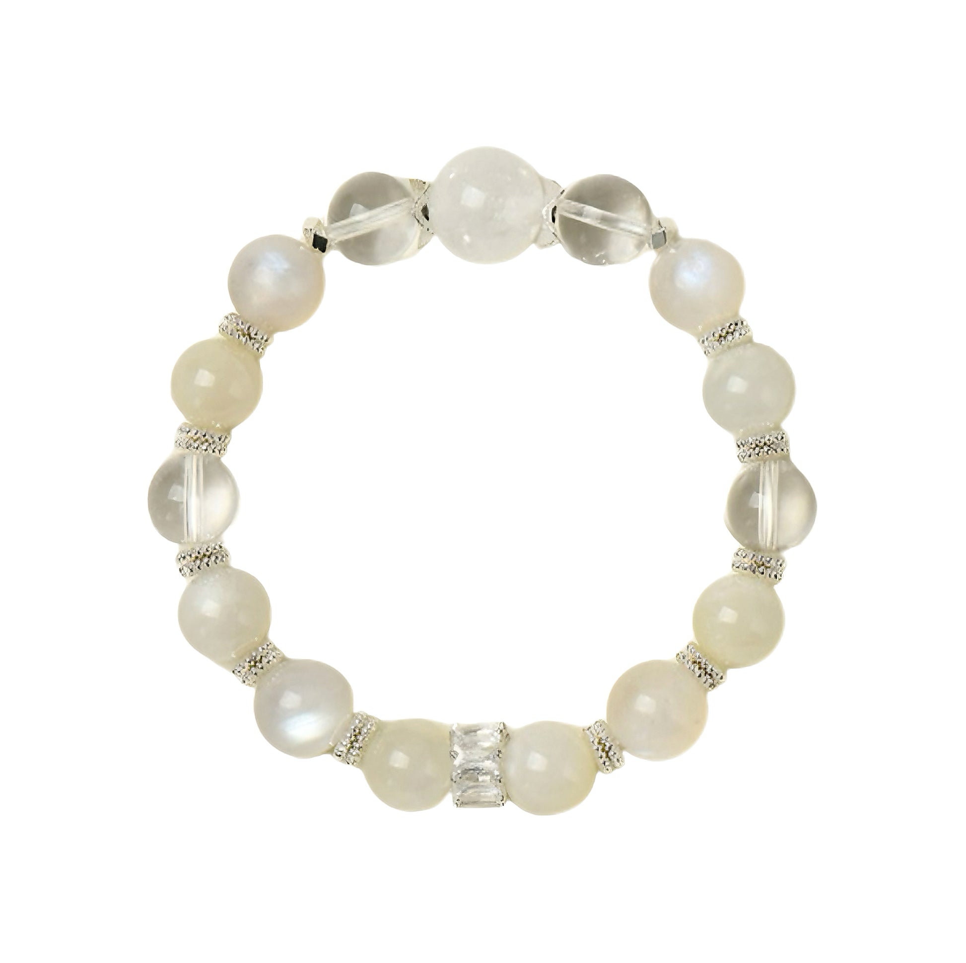 Crystal Bracelets-Five Elements A-Metal｜Elemental Radiance · Metal's Clarity｜