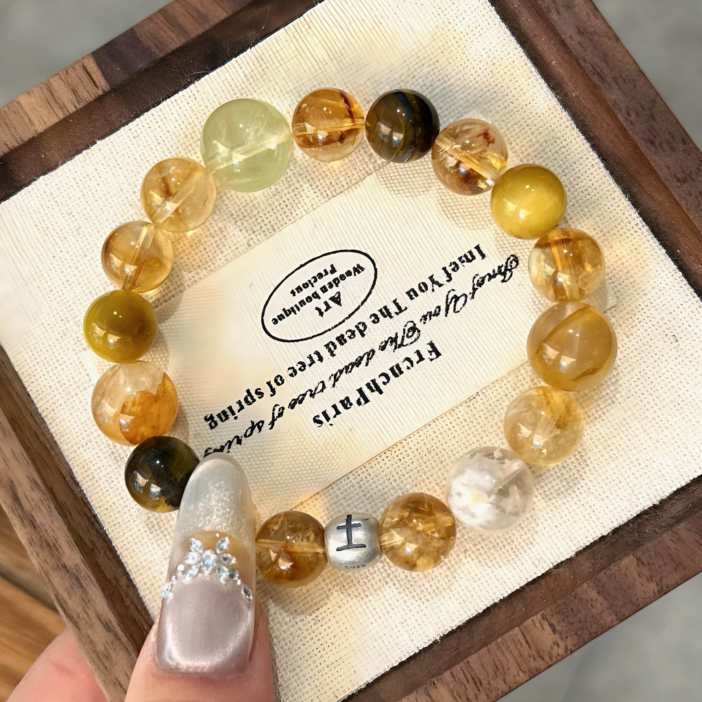 Crystal Bracelets-Five Elements B - Earth｜Earth's Energy · Earth's Hidden Blessings｜
