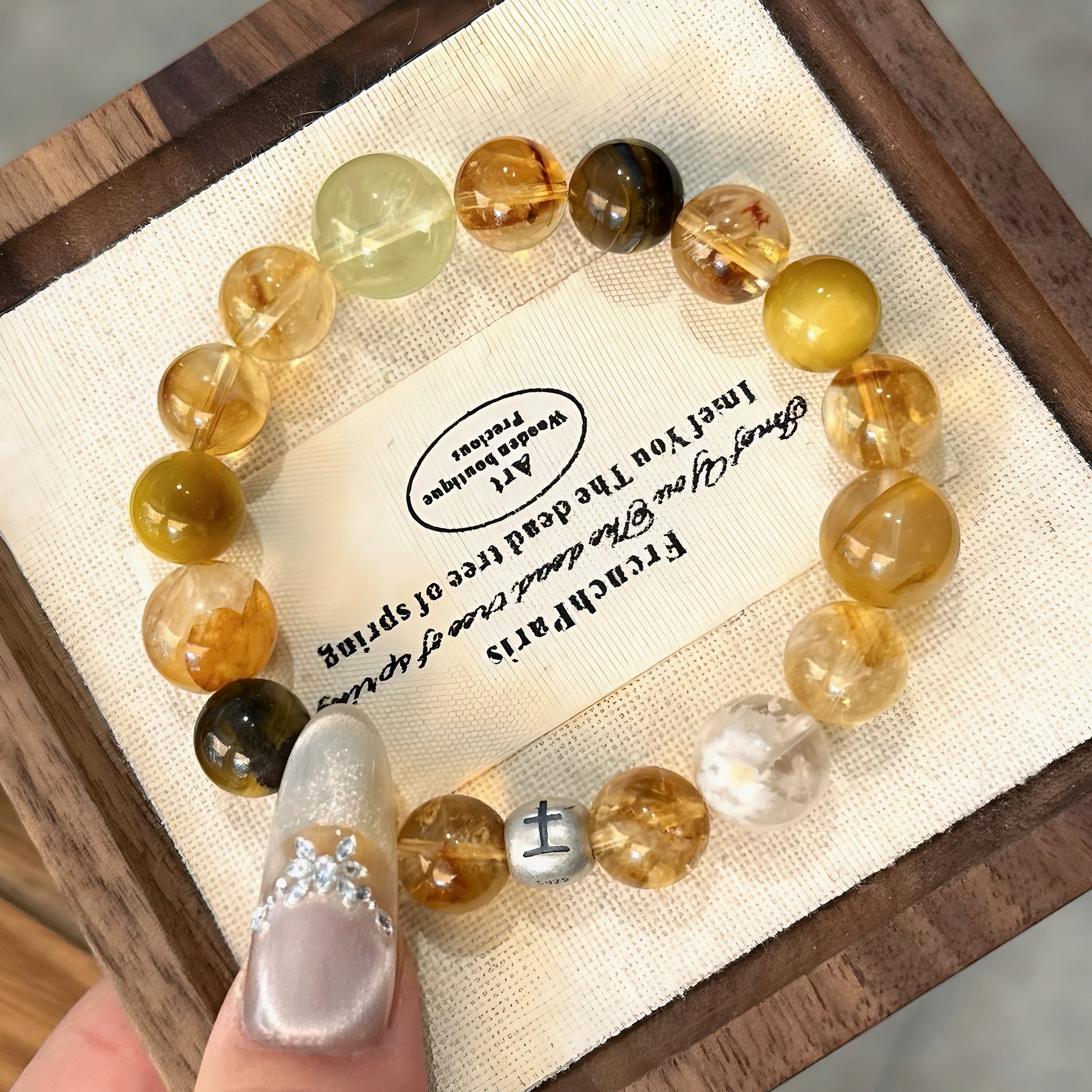 Crystal Bracelets-Five Elements B - Earth｜Earth's Energy · Earth's Hidden Blessings｜