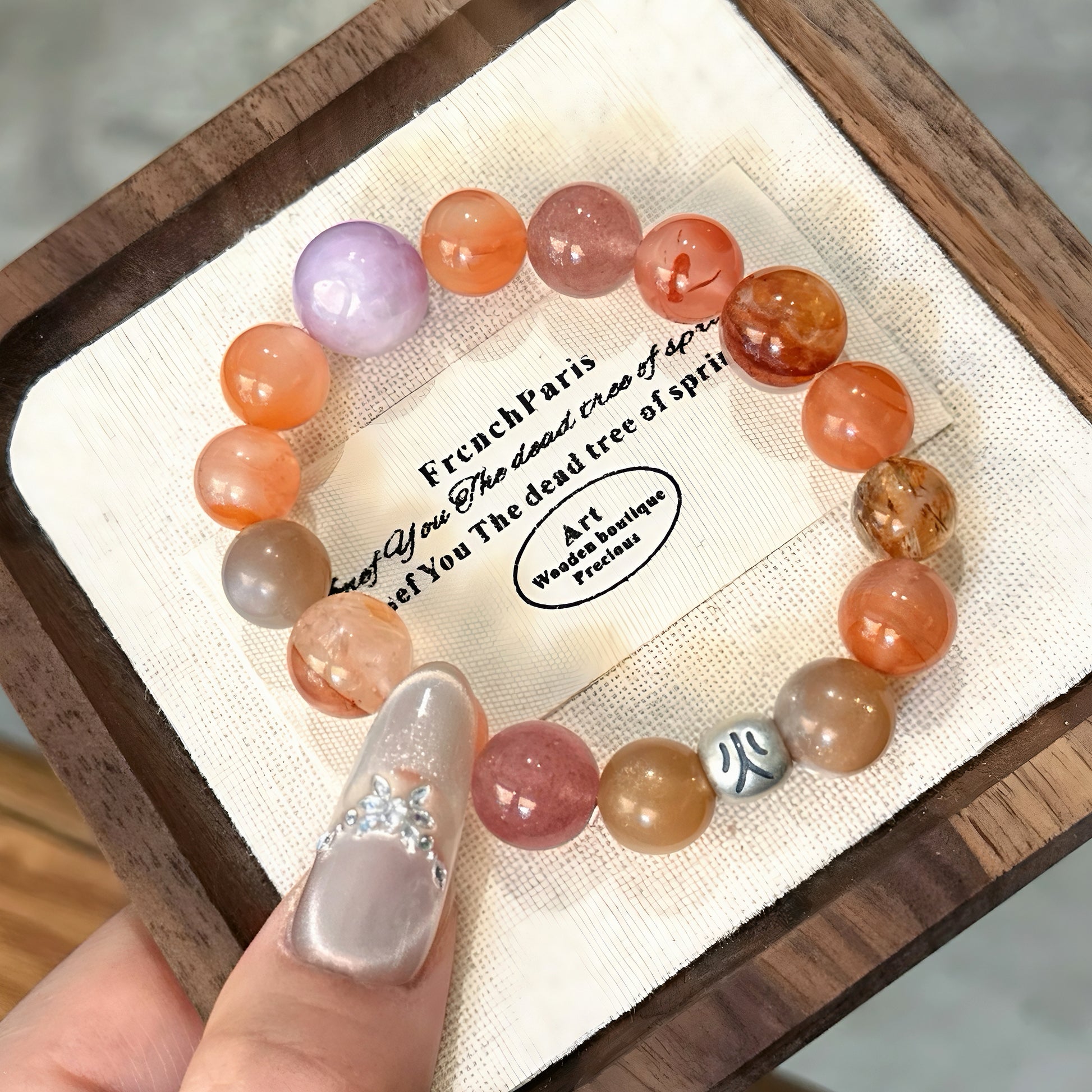 Crystal Bracelets-Five Elements B - Fire｜Earth's Energy · Fire's Ignition｜