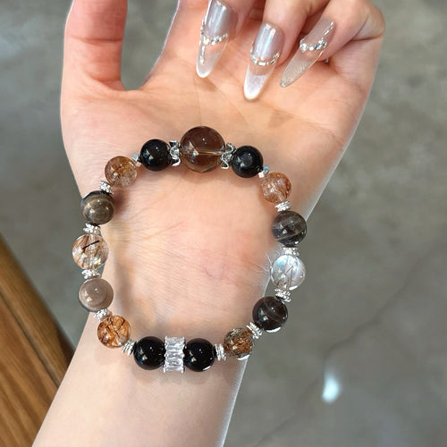 Crystal Bracelets-Five Elements A - Water｜Elemental Radiance · Water's Resilience｜