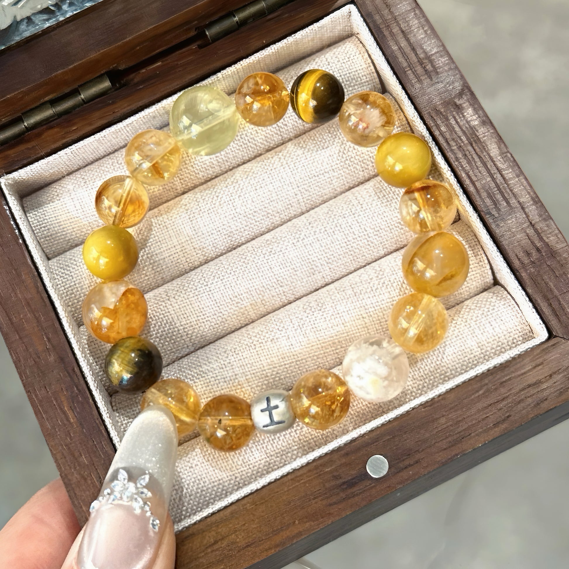 Crystal Bracelets-Five Elements B - Earth｜Earth's Energy · Earth's Hidden Blessings｜